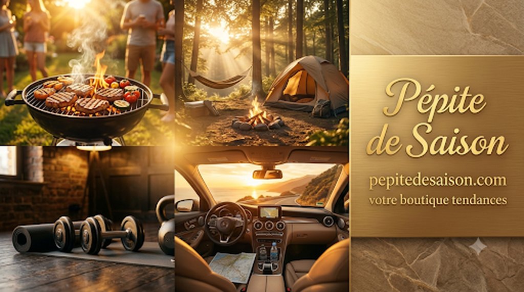 Pepite de Saison : barbecue, plein air, sport et road trip - la boutique des pepites de saison